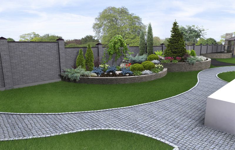 Landscaped Paver Path