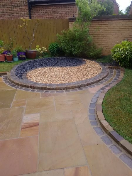 Sandstone Patio Installation in Hamilton